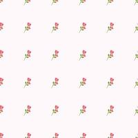 A p attern with pink flowers on a white background Seamless floral pattern. Motives are scattered randomly. Flower pattern background. cute pattern. vector