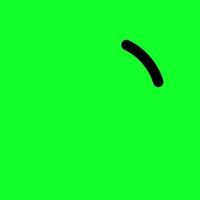 Loading animation on green screen video