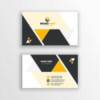 Editable Business Card Design for Corporate Use vector