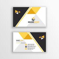 Clean and Modern Business Card Layout for Companies vector