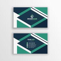 Unique Business Card Layout for Business Professionals vector