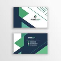 Minimal Business Card Layout for Professional Identity vector