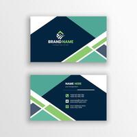 Stylish Corporate Business Card Template in Format vector