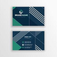 High-Quality Corporate Visiting Card Design Template vector