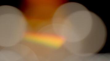 luz vazamentos abstrato 4k imagens de vídeo. comovente piscando círculo lente brilho flare bokeh sobreposições, animação desfocado borrado cor fundo. composição sobre seu imagens de vídeo, estilizando , transições video