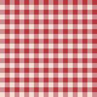 A classic red and light red gingham or flannel check pattern, often associated with picnic blankets, tablecloths, and cozy textiles. vector