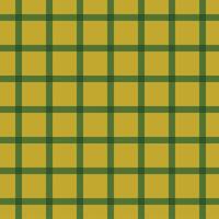 Plaid pattern in shades of yellow and green. vector