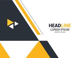 black background with a triangle shape vector