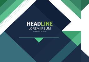 abstract geometric background with green and blue vector
