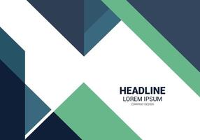 abstract geometric background with a green and blue color scheme vector