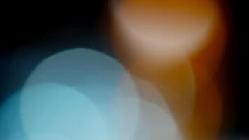 Light Leaks abstract 4K footage. Moving blinking circle lens glow flare bokeh overlays natural animation defocused blurred color background. Compositing over your footage, stylizing , transitions video
