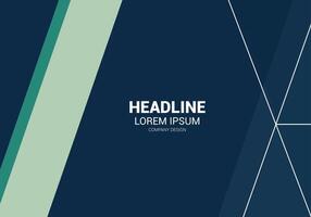 abstract geometric background with a green and blue color vector