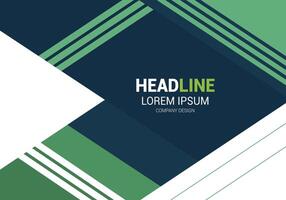 abstract background with green and white lines vector