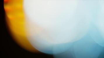 Light Leaks abstract 4K footage. Moving blinking circle lens glow flare bokeh overlays, animation defocused blurred color background. Compositing over your footage, stylizing , transitions video