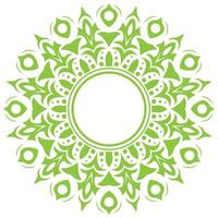 god eye frame green and white circular design with a circular pattern vector