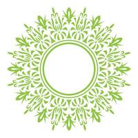 corn field green and white circular design with a circular pattern vector