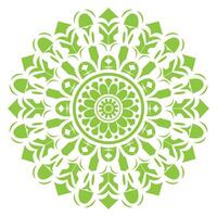 indian green and white circular design with a circular pattern vector