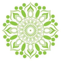a green and white circular design with a circular pattern vector