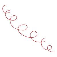 Simple abstract spiral shape illustration vector