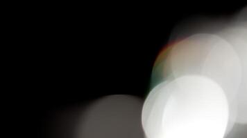 luz vazamentos abstrato 4k imagens de vídeo. comovente piscando círculo lente brilho flare bokeh sobreposições, animação desfocado borrado cor fundo. composição sobre seu imagens de vídeo, estilizando , transições video