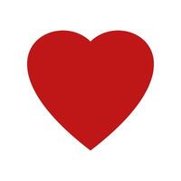 Romantic Heart Icon flat design in trendy style for Marriage Celebration. vector
