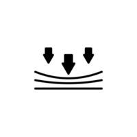 Elastic icon. Resilience material sign. Quality design element. Classic style icon. vector