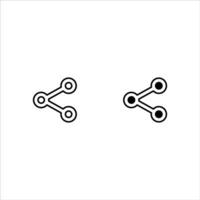 Share icon for web, computer and mobile app vector