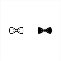 Bow tie line icon set. Coloring book for children. illustration in outline style. vector