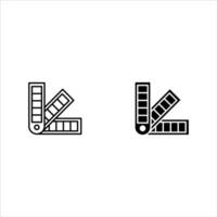 Pantone Icon Set Multiple Style Collection vector