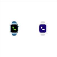 Smart watches linear icon set Wearable electronic devices. Simple outlined icons, Smartwatch design symbol for apps and websites. illustration vector
