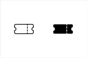 Ticket and Coupon Icon Set vector