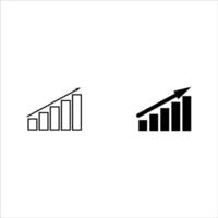 Statistic Flat Icon set with shadow. EPS 10. vector