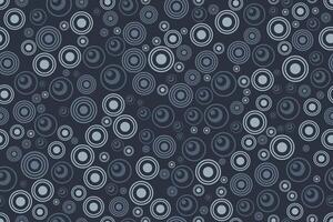 Repeating rings tracery seamless patterns featuring bold outlined circles in contrasting neutral shades vector