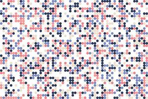A colorful seamless mosaic pattern with vibrant dotted circles, perfect for creative backgrounds and decorative designs vector