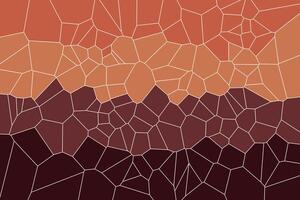 Abstract colorful voronoi background showing a complex pattern of polygonal segments vector
