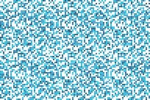 Blue modern seamless mosaic texture with vibrant dot elements, suitable for fashion and web design vector
