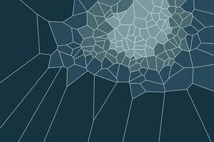 Geometric abstract background made of voronoi geometric cells and subtle gradient shading vector