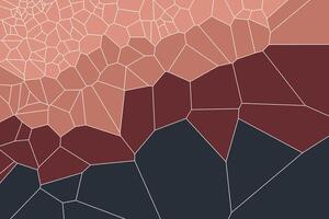 Geometric voronoi background with soft color blends and abstract polygon fragments vector