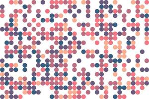 Dotted colorful mosaic seamless background designed for eye-catching and fun visuals vector