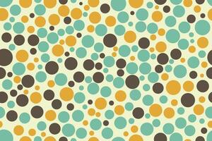 Bold colorful circles seamless pattern with layered circle elements and colorful artistic composition ideal for pattern use vector