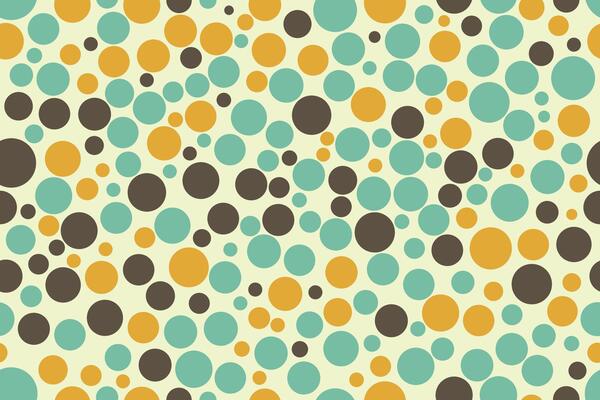 Bold colorful circles seamless pattern with layered circle elements and colorful artistic composition ideal for pattern use
