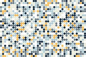 Seamless colorful mosaic with round dots, bringing a modern and lively touch to your projects vector