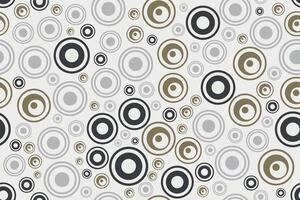 Colorful abstract tracery with rings in various sizes forming a seamless pattern ideal for background design vector