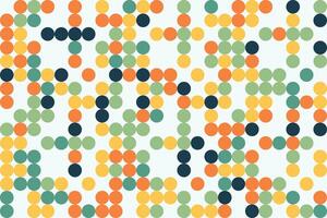 Playful and abstract dotted mosaic pattern in cheerful colors, ideal for wallpapers and textiles vector