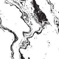 Abstract Black and White Texture Marble Ink or Stone Background vector