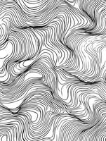 Abstract Monochrome Pattern Intricate Line Art Texture vector