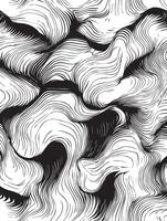 Abstract Black and White Swirl Texture Perfect for Design Projects vector