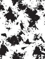 Black and White Abstract Texture Grunge Splatter Pattern Design vector