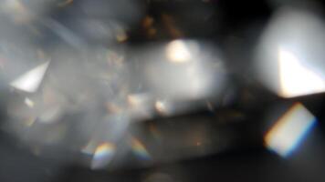 Multicolored light leaks 4k footage on black background. Lens studio flare leak burst overlays. Natural lighting lamp rays bokeh effect. For compositing over your footage, stylizing , transitions video