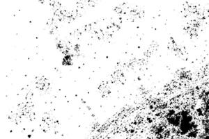 Noise distressed background of black and white texture. Abstract faded dirty pattern. Monochrome backdrop. vector
